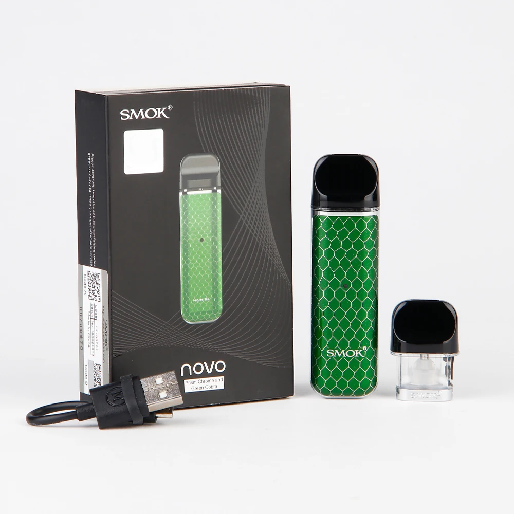 Оригинальный стартовый набор SMOK Novo Pod 450 мА · ч Prism Chrome Cobra Edition с пневматической