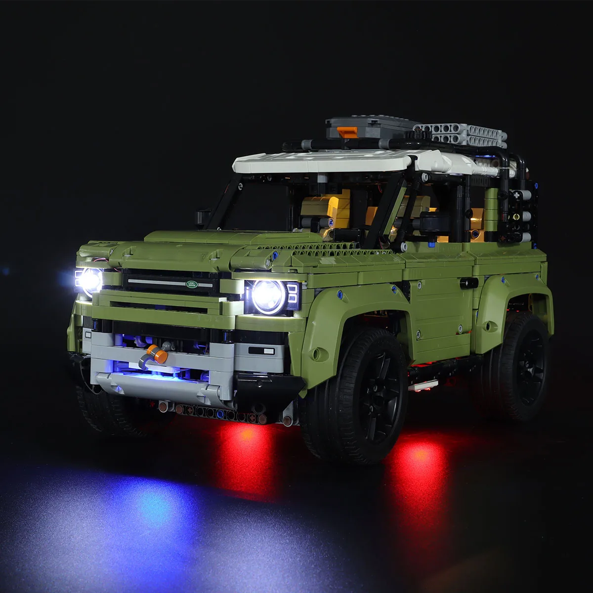 Светодиодный со светодиодсветильник кой для 42110 техники Land Rover Defender игрушечные
