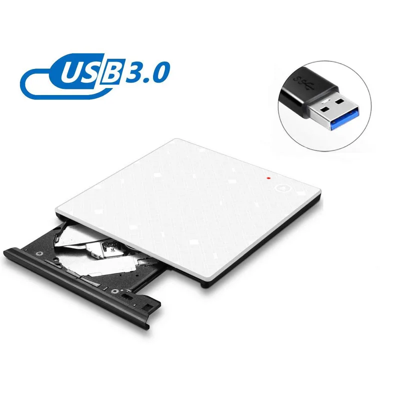 Внешний привод DVD-дисков обновленная версия тонкий порт USB 3 0 Type C два порта DVD /-RW