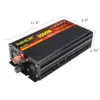 Inverter 12V/24V 220V 3000/4000W Voltage transformer Pure Sine Wave Power Inverter DC12V to AC 220V Converter+2 LED ► Photo 3/6