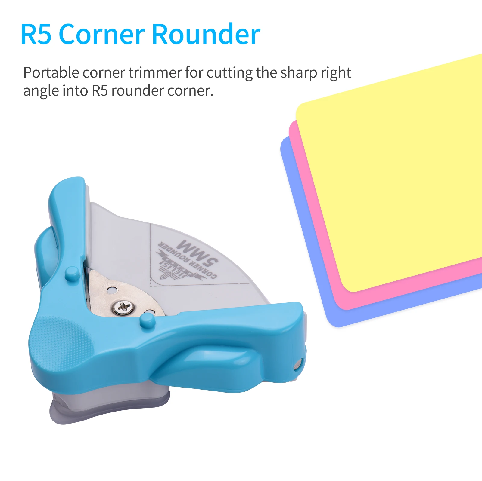 3-in-1 Corner Trimmer Corner Rounder Punch R4/R7/R10mm Round Trimmer Cutter R5 Round Corner/Mini Rounder Punch