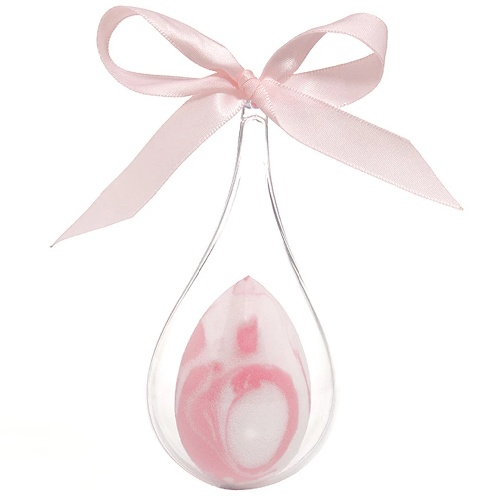 Флокирование женский косметический слоеный макияж губка вода упаковочная коробка маленькая влажная сухая мягкая гладкая пудра лицо разноцветный основа