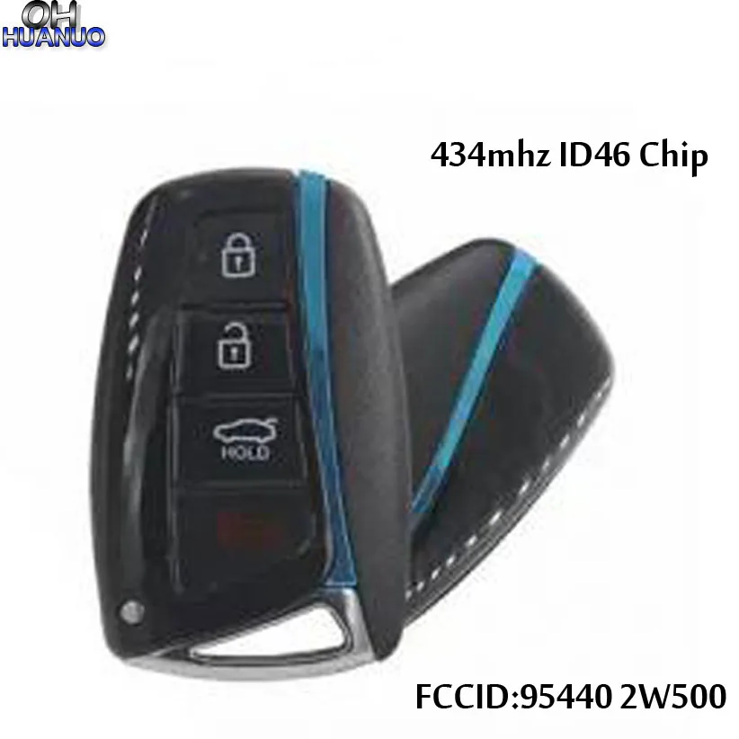 OEM 3+1 Button Smart Remote Key 434mhz ID46 Chip Fit for Hyundai Santafe FCCID:95440 2W500 | Автомобили и мотоциклы
