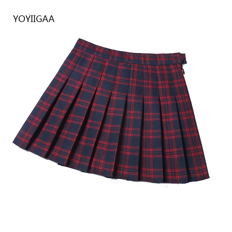 lululemon skirt Summer Women Pleated Skirts High Waist Female Mini Skirt Harajuku Preppy Style Ladies Plaid Skirts Sweet Girls Dance Mini Skirt pink skirt