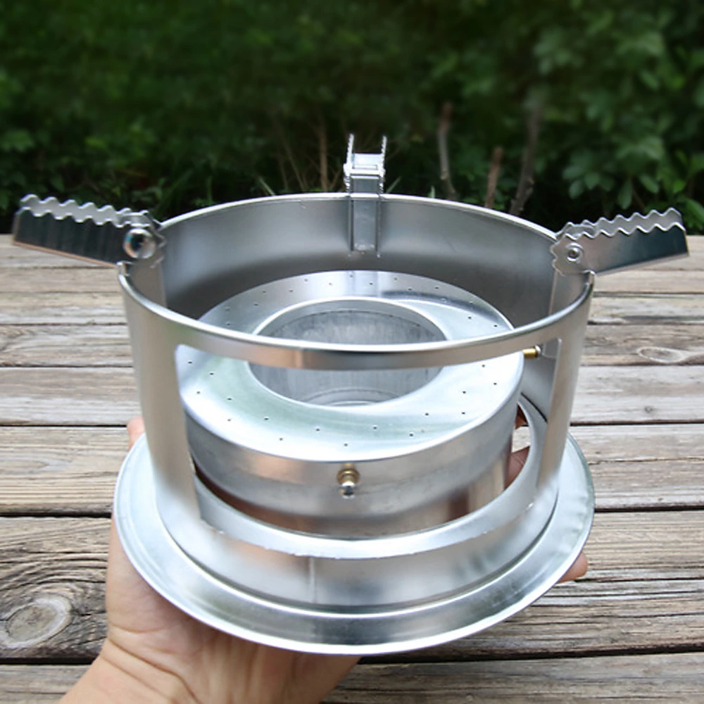 Outdoor Alcohol Stove Camping Picnic Cooker Backpacking Portable Burner