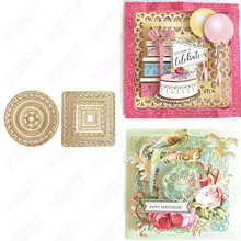 

Round And Square Metal Cutting Dies For Diy Scrapbooking Crafts Dies Cut Maker Photo Album Template Handmade Decoration