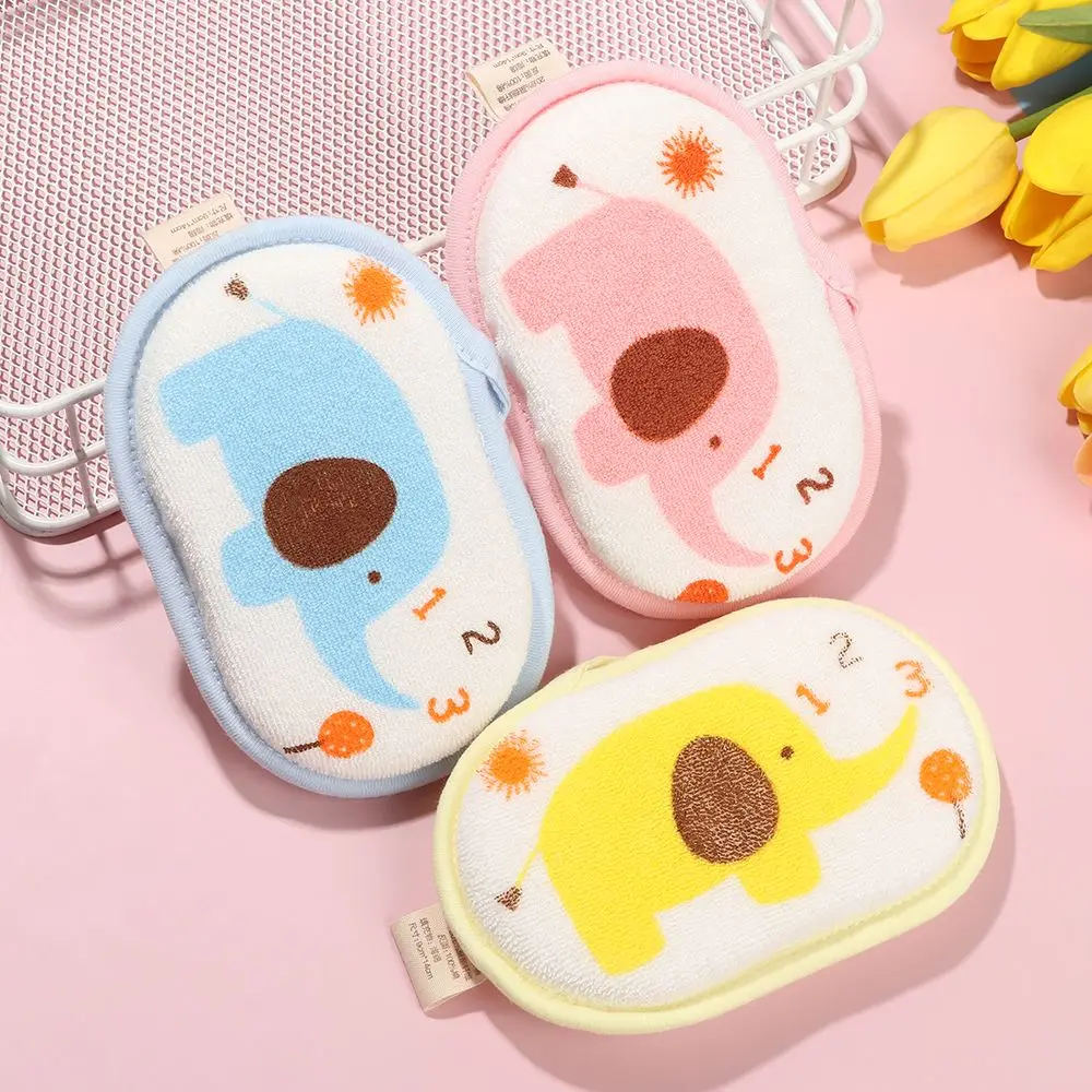 Scrubber Bath Towels Bath Sponge Brush Bath Cotton Bath Ball Shower Brush Elephant Pattern Infant Children Rub Bath Sponge 3