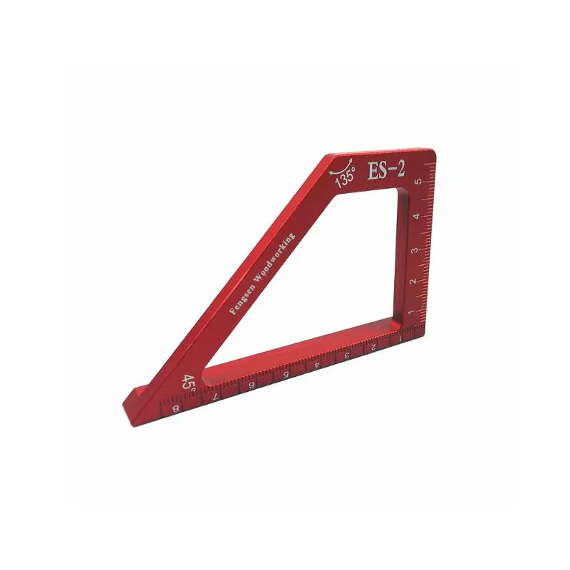 

45/135 Degree Carpentry Scribing Angle Ruler Woodworking Gauge Carpenter Measure