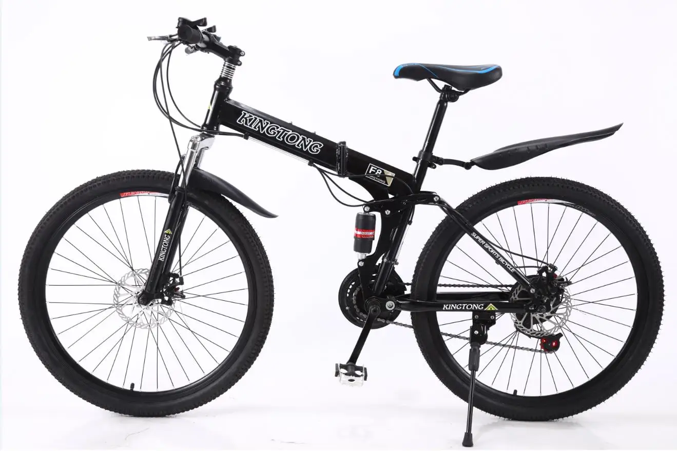 KINGTONG Double disc brake 21/24/27 Speed Mountain Bike 24/26inch Fat Tire Bikes Shock Absorbers Bicycle Free Delivery Snow Bike