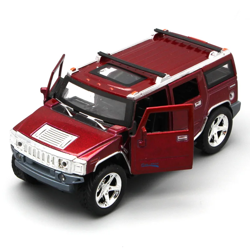 

Boxed Model Hummer H2suv Alloy Models Children Sound And Light Toy Car