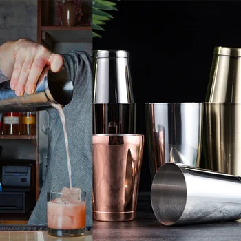 

Stainless Steel Boston Shaker Shaker Shaker Shaker Blender Drink Shaker Bartender Bar Set Tools And Wine Rack Bracket