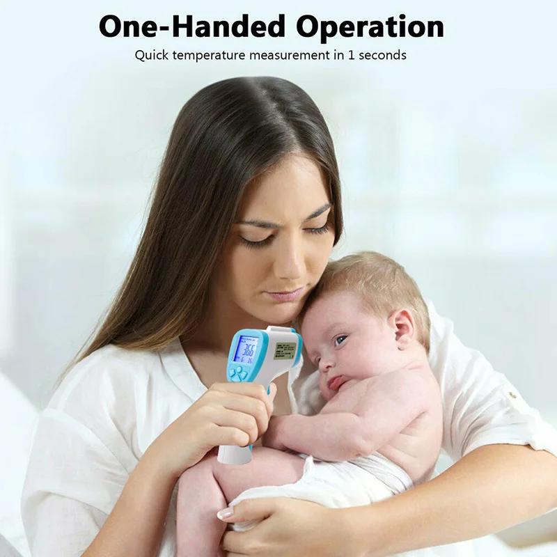 

LCD Digital Non-contact Infrared Thermometer Forehead Body Temperature Meter Tool New Arrival
