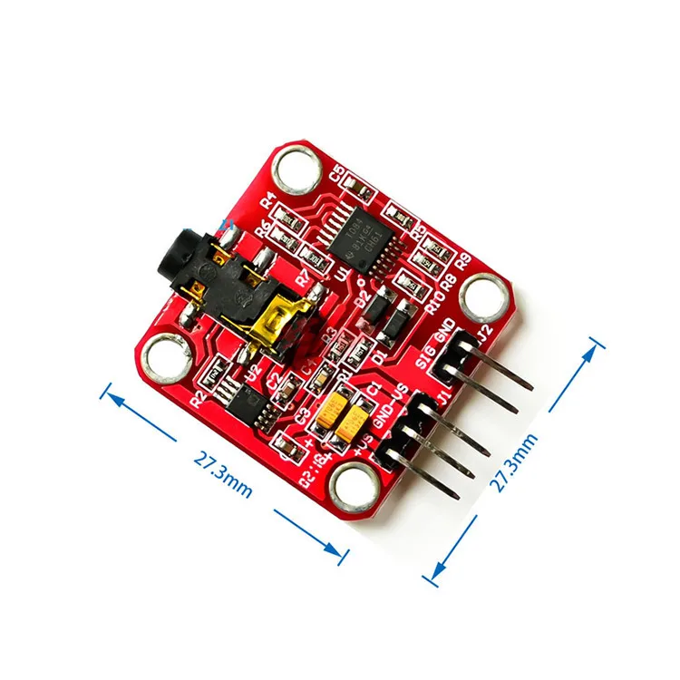 Taidacent Wearable KIT0012 Emg Sensor Circuit Electromyography Myoware Muscle Tension Activity Movement Sensor Development Kit