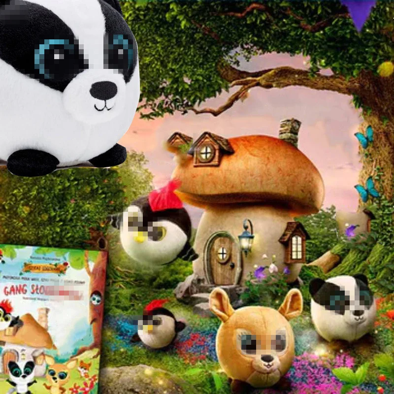 

Funny Sweetie Animal Plush Toy Woodpacker Rabbit Owl Fox Beaver Hedgehog Lynx Bear Stuffed Dolls Kids Christmas Birthday Gift