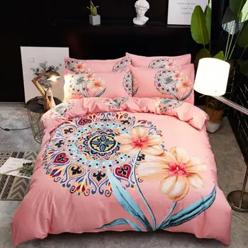 

1Pcs 100% cotton Duvet Cover Bedding Quilt Blanket Comforter Cover Printing Single Double Queen King Quilt Cover