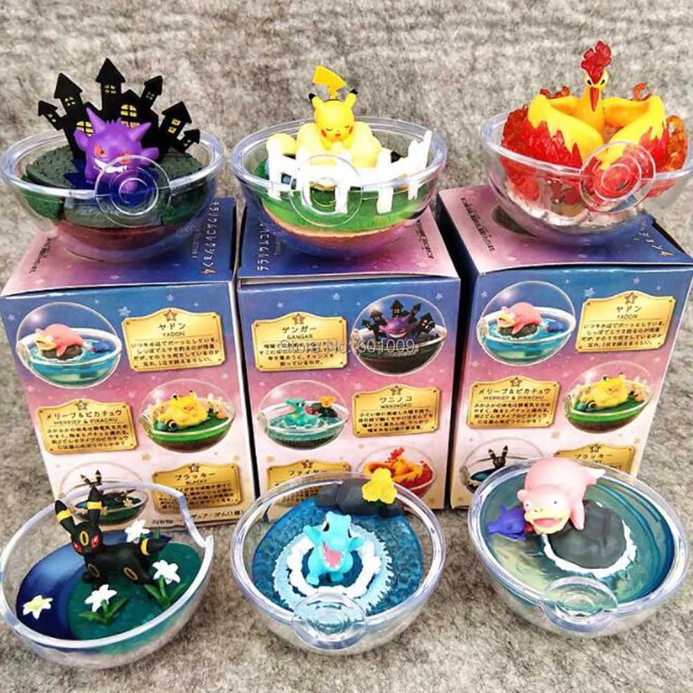 EMS, 10 шт./партия, 6 шт., Gengar Pikachu, schowpoke Eevee Moltres Umbreon Eevee, Snorlax, Lapras Vaporeon, 5 см, ПВХ фигурка