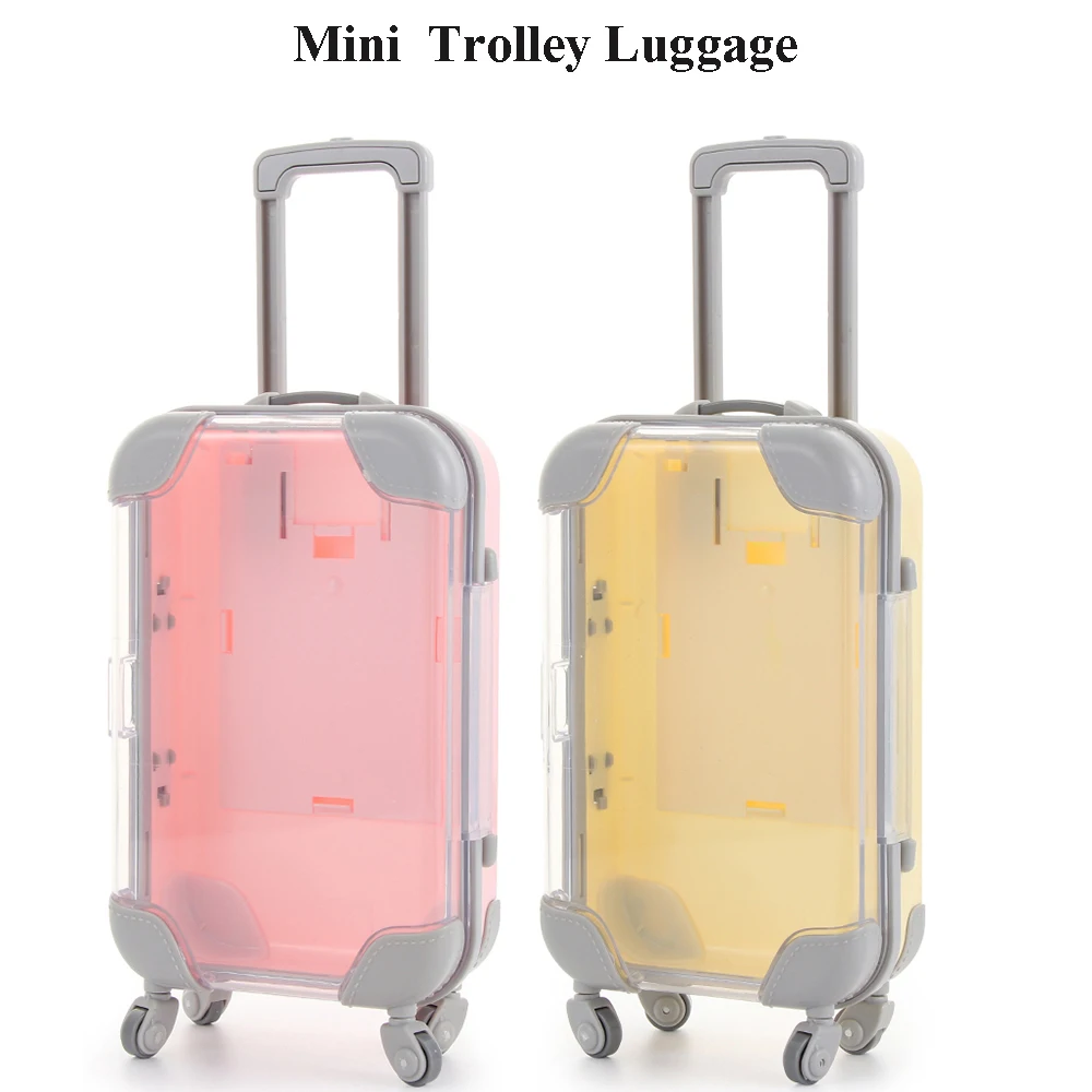 1pc Mini Trolley Luggage For Storing 