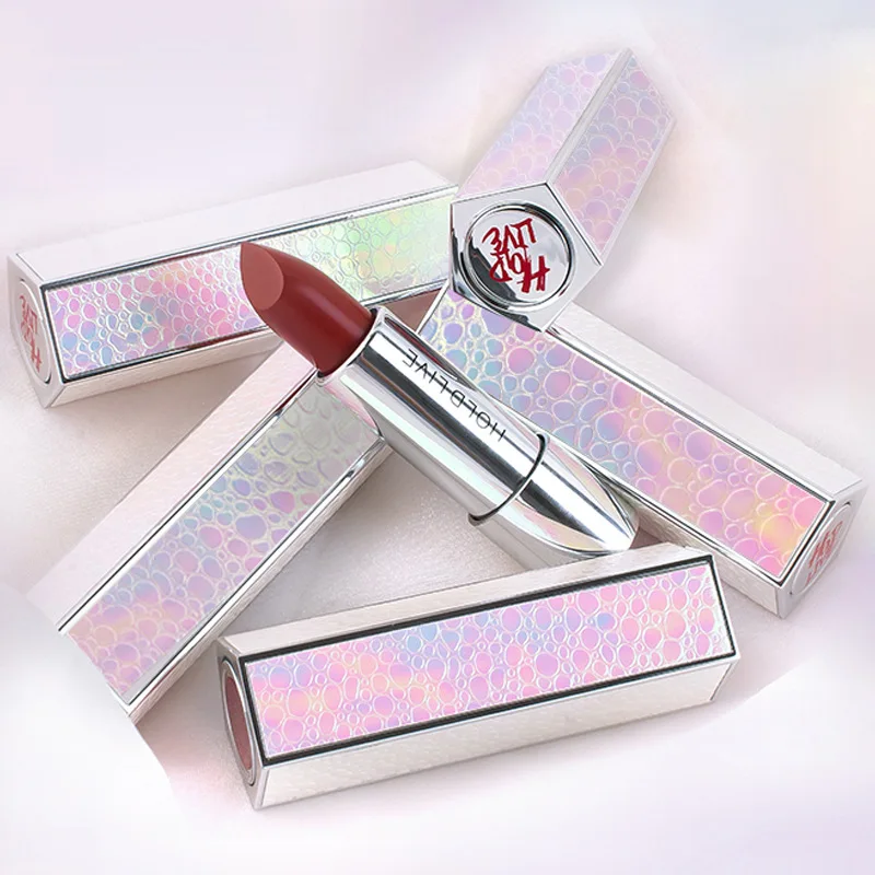 

Hold Live Matte Lipstick Nude Makeup Waterproof Lip Makeup 6Colors Long Lasting Moisturizer Lip Tint Black Pigment Sexy rouge