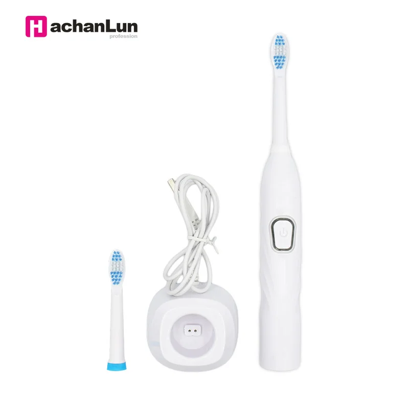 

USB Electric Toothbrush Rechargeable Ultrasonic Washable Electronic Whitening Waterproof Teeth Brush Toothbrush Head Replaceable