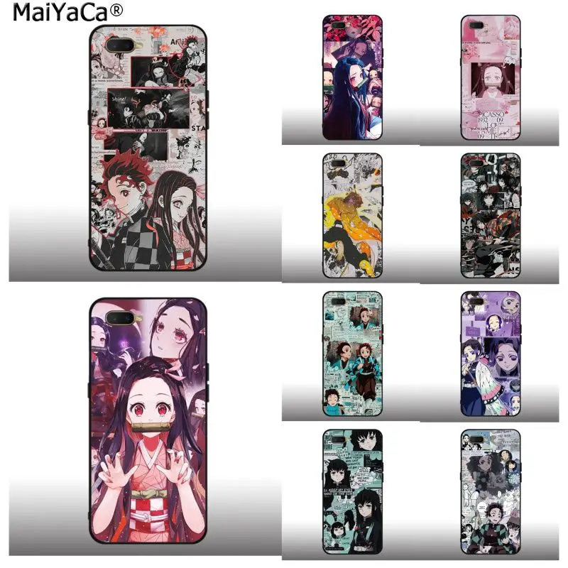 Чехол для телефона MaiYaCa Kamado Nezuko Kimetsu no Yaiba Demon чехол oppo f7 f5 f9 k1 a77 f3 reno f11 11pro realme