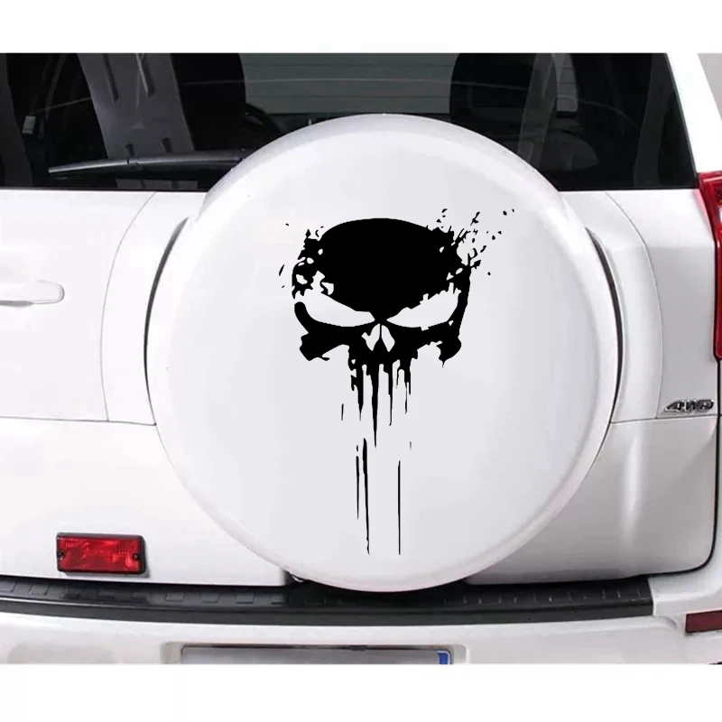 30510# Car Sticker Skull Vinyl Decal Waterproof Auto Decor on Truck Bumper Rear Window Hood | Автомобили и мотоциклы