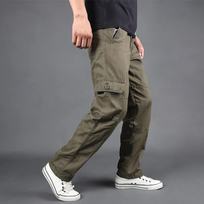 BOLUBAO мужские модные штаны осень Для мужчин в стиле «хип-хоп» Повседневное грузовые уличная штаны Для мужчин, высокое качество, хлопковая брюки-карго