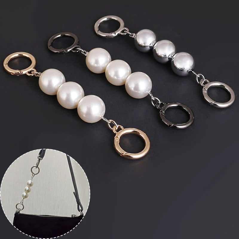 1PC Pearl Purse Chain Strap Extender for Cross-Body Shoulder Bag Handbag  DIY Purse Replacement Charms Bag Accessories