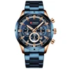 CURREN New Fashion Watches with Stainless Steel Top Brand Luxury Sports Chronograph Quartz Watch Men Relogio Masculino 3