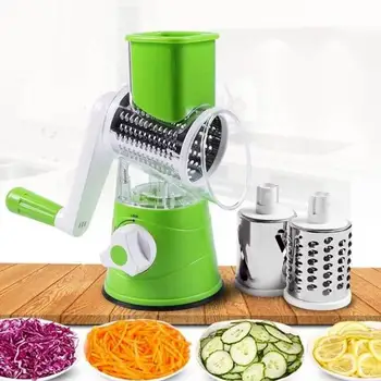 

Multifunctional Vegetable Hand Drum Rotary Grater Slicer Cheese Manual Accessories Chopper Slicer Kitchen F0J6