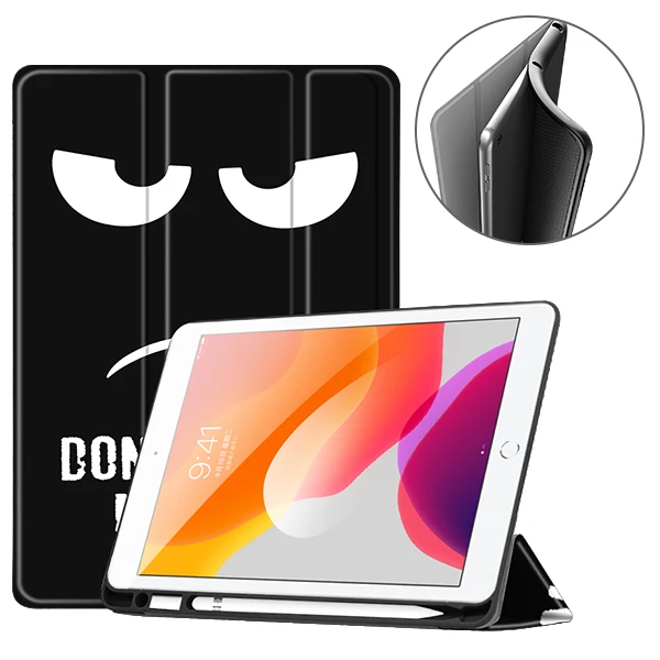 19IPAD102 SYBC DYJ Чехол для ipad 10,2 чехол для ipad 7 Мягкий ТПУ чехол для планшета с карандашом держатель для ipad 9,7 funda capa - Цвет: 19IPAD102 SYBC DYJ