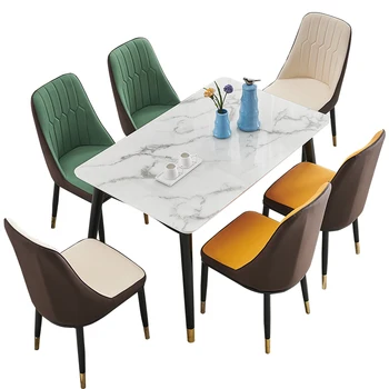 

Simple Nordic light luxury dining chair home stool makeup net red lazy ins desk