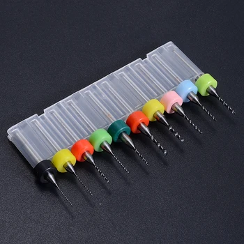 

Top Quality 10Pcs 0.6-1.5mm PCB Print Circuit Board Carbide Drill Bit Mini Micro for Drill Bits DIY Power Tools