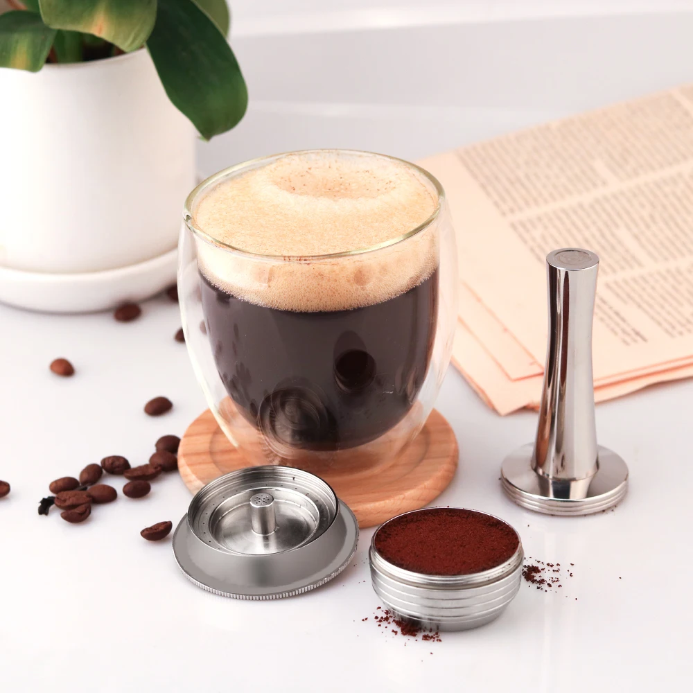 ICafilas из нержавеющей стали многоразовые Vertuoline капсулы для Nespresso Vertuo кофе фильтр