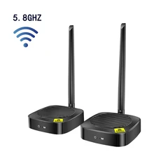 50M 5.8GHz Wireless HDMI Transmitter and Receiver Wireless HDMI Extender Kit For TV Projector Support Up to 1080p@60Hz