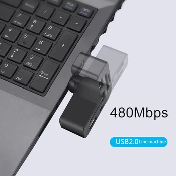 

3 Ports Usb Hub USB 2.0 HUB Rotatable High Speed USB Desktop Splitter Adapter for Windows 98 98SE for Windows 2000 /Windows ME