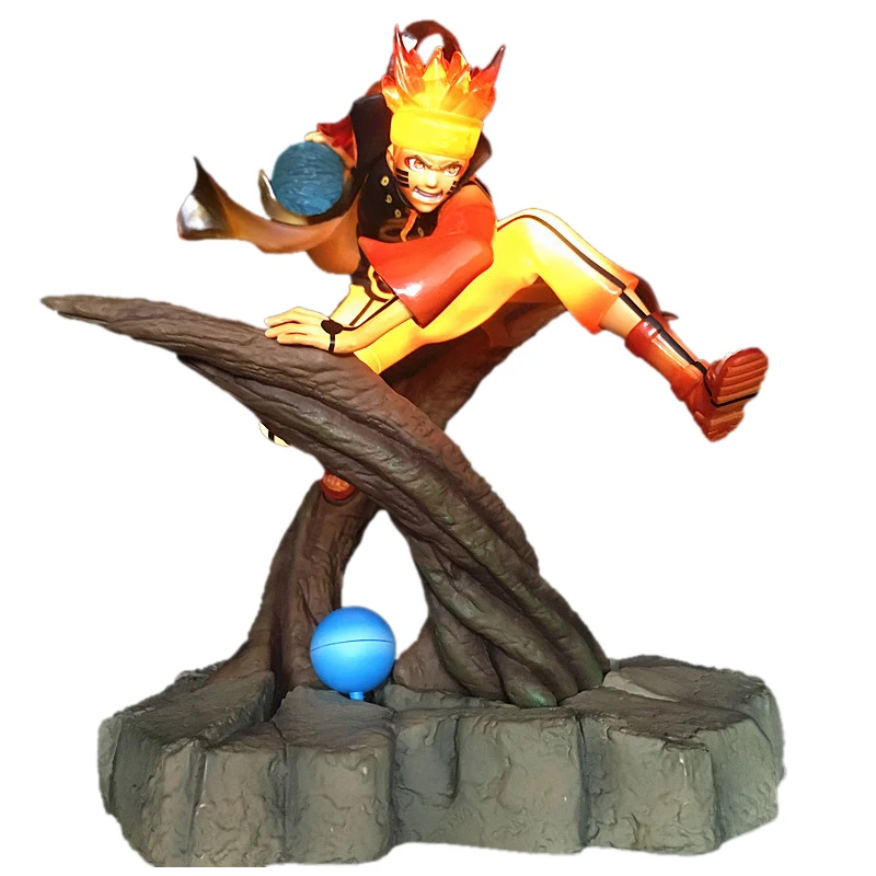 

2019 New Anime Naruto Uzumaki Naruto PVC Action Figure Doll Collectible Model Baby Toy Christmas Gift For Children 35 cm