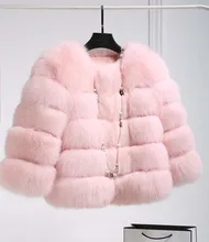 Aliexpress - Winter Fashion FurCoats Women 2020 MinkTop Pink  Elegant Thick Warm Outerwear Fake Fur Jacket Chaquetas Mujer