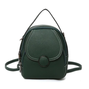 

New Designer Fashion Women Leather Backpack Mini Soft Touch Multi-Function Small Backpack Female Ladies Shoulder Bag Girl Purse