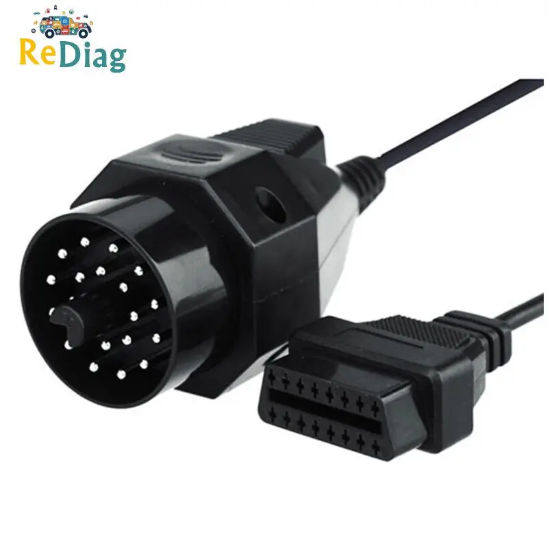 Адаптер OBD II для BMW 20 Pin к OBD2 16 PIN разъем E36 E39 X5 Z3 Диагностический кабель Pin|Кабели и