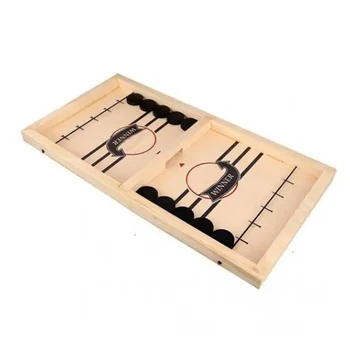 

Drop Shipping Catapult Chess Bumper Chess Parent-child Interactive Table Desktop Battle Party 2 In 1 Ice Hockey Game Gift Kids