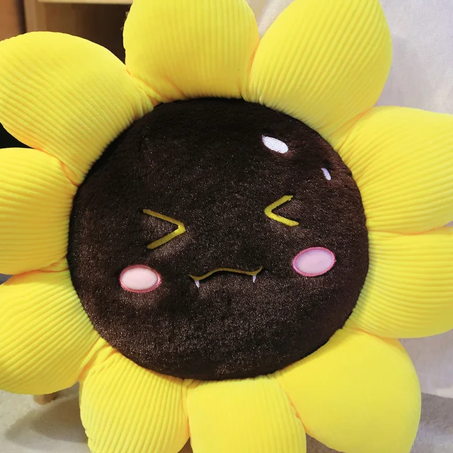 New Hot Sale Plush Plants Sunflower Toys Cushion Soft Stuffed Plants Flower  Pillow Sofa Chair Cushion Kids Xmas Birthday Gift - AliExpress