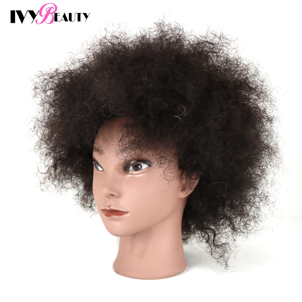 Women African Mannequin Head With Real Hair For Styling Braiding  Professional Afro Training Hairdressing Hairart Wigs Head Stand - AliExpress