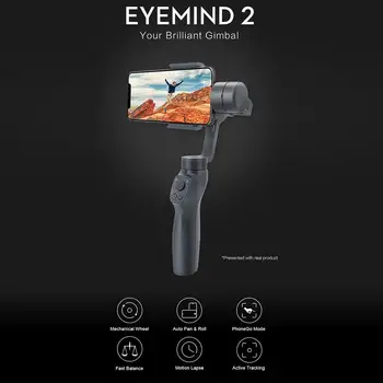 

Beyondsky Eyemind 2 3-Axis Handheld Smartphone Gimbal Stabilizer Video Record Stabilizer Compatibe with IPhone Samsung Note 8/S8