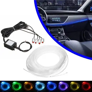 

RGB 5050 LED Strips Ambient Light APP Bluetooth Control Atmosphere Interior For Car Light DIY Music Multi-color Lamp D3A4