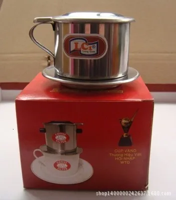 Вьетнамский кофе фильтр из нержавеющей стали капельного пивоварения горшок рикль Вьетнам звук капающая вода чайник ручной пробивки чашки