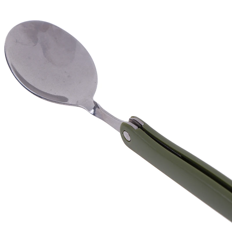 Portable Mini Tableware Set Outdoor Tool Folding Cutlery Set With Spoon Fork Knives For Camping Outdoor Picnic