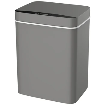 

Touchless Kitchen Trash Can Intelligent induction Wide Opening Sensor Eco-friendly Waste15L Garbage Bin