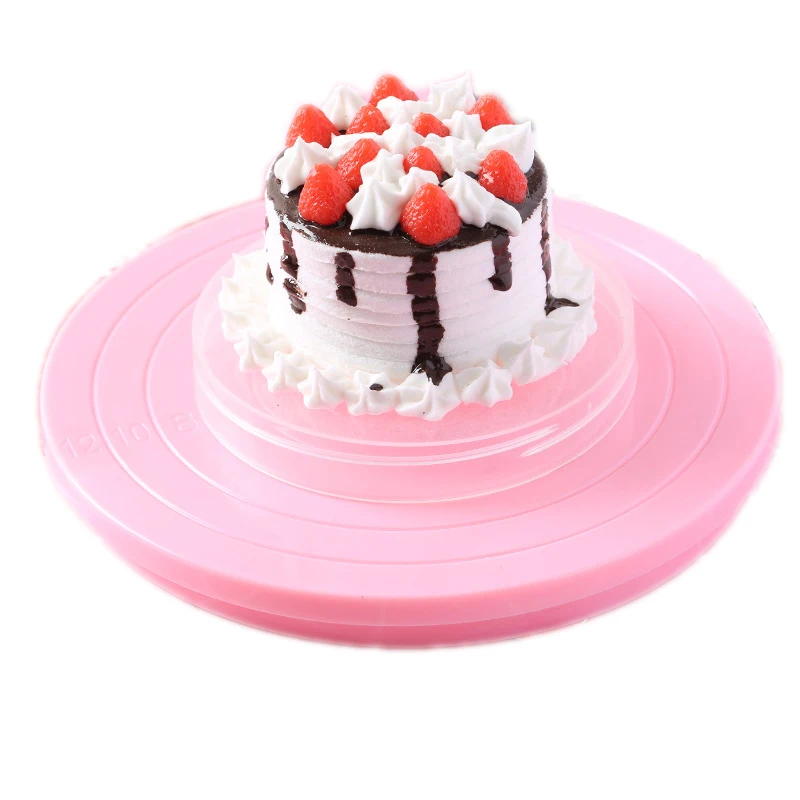 Cake Plate Turntable Rotating Anti-skid Round Cake Stand Cake Decorating Rotary Table Kitchen DIY Pan Baking Tool Cake Platform1