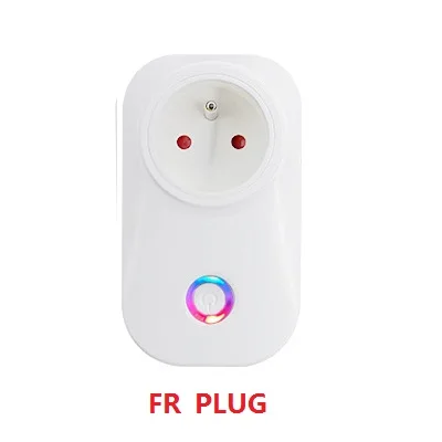 FR PLUG Быстрая Wi-Fi интеллектуальная розетка ЕС Великобритания США Австралия BR FR JP Israel Plug 10A дистанционное управление умная работа для Alexa Google Home IFTTT - Цвет: FR PLUG