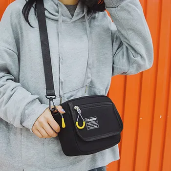 

&40 Women Bags Pure Color Casual Tote Outdoor Bag Canvas Handbag Zipper Shoulder Bag Bolsos Mujer De Marca Famosa 2019